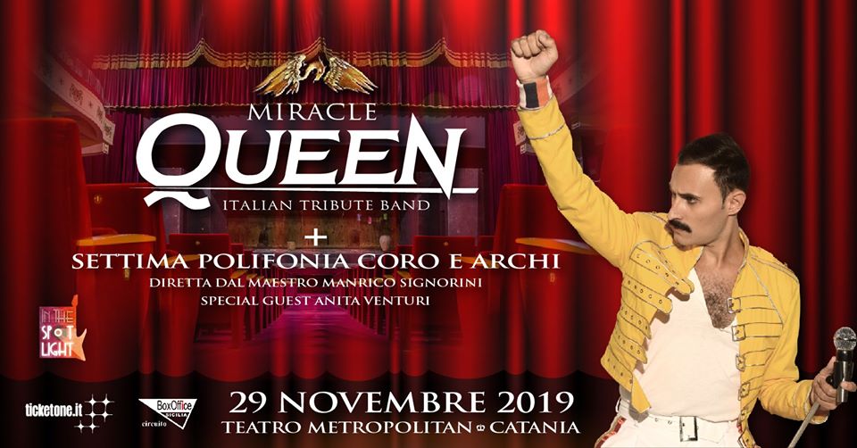Miracle Queen + Settima Polifonia coro e archi - 29 novembre 2019 - In The Spot Light
