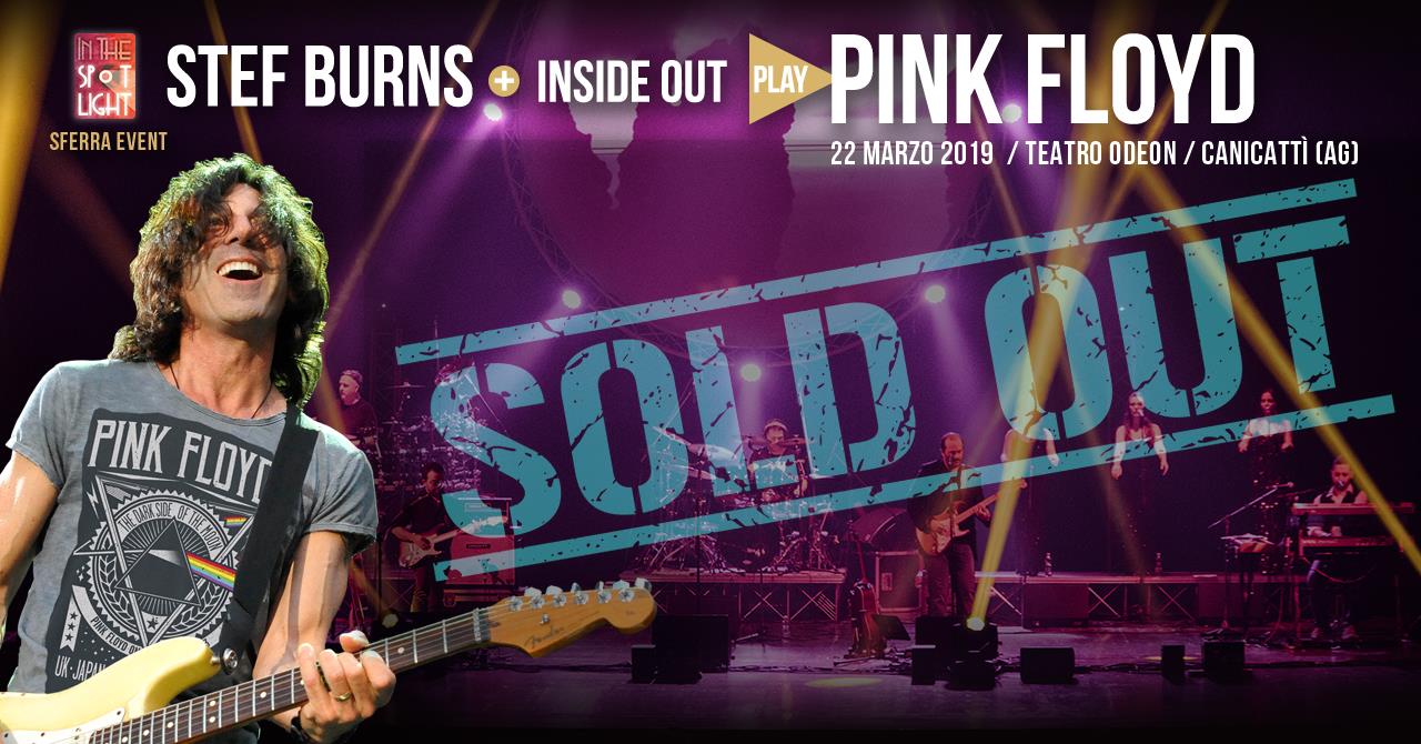 Stef Burns & Inside Out play Pink Floyd - 22 marzo 2019 - In The Spot Light